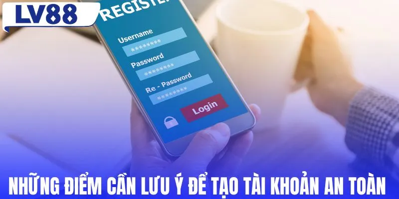 Những điểm cần lưu ý để tạo tài khoản an toàn