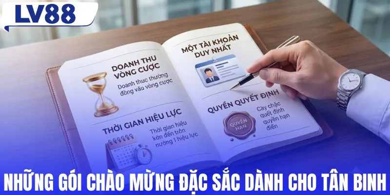 Những gói chào mừng đặc sắc dành cho tân binh