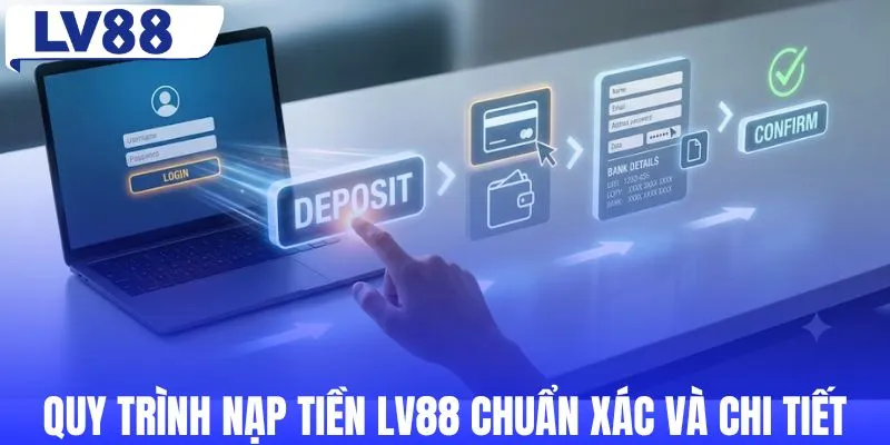 Quy trình nạp tiền LV88 chuẩn xác và chi tiết
